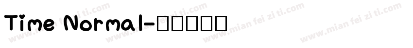 Time Normal字体转换